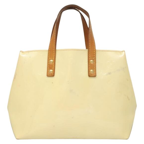 LOUIS VUITTON Monogram Vernis Reade PM Hand Bag Perle M91336 - Picture 13 of 16